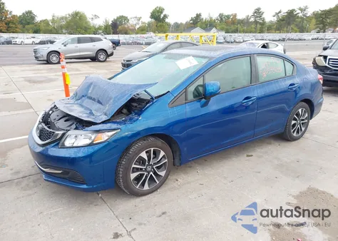 2013 Honda Civic Ex z USA, uszkodzony, nr VIN 19XFB2F8XDE032285